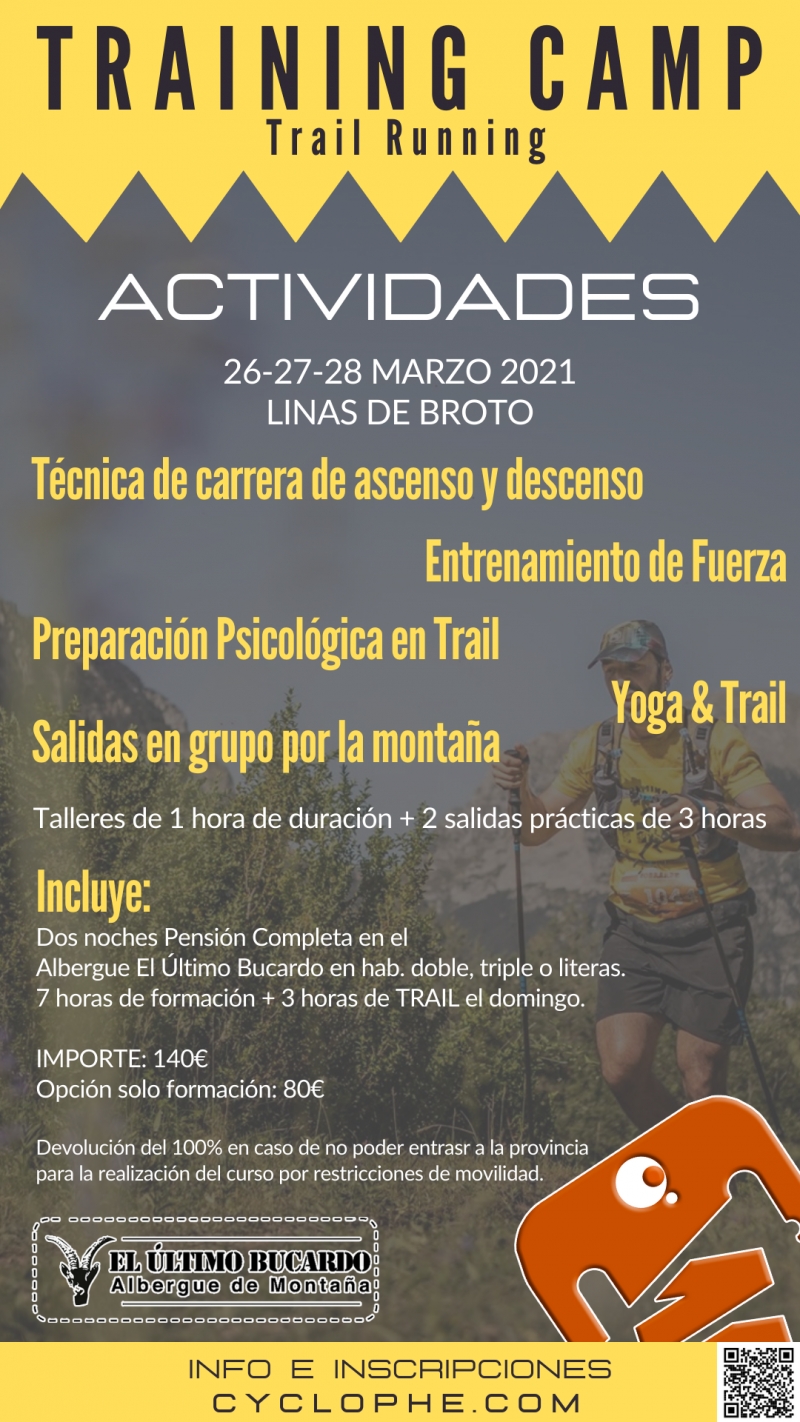 TRAINING CAMP TRAIL RUNNING - Inscríbete