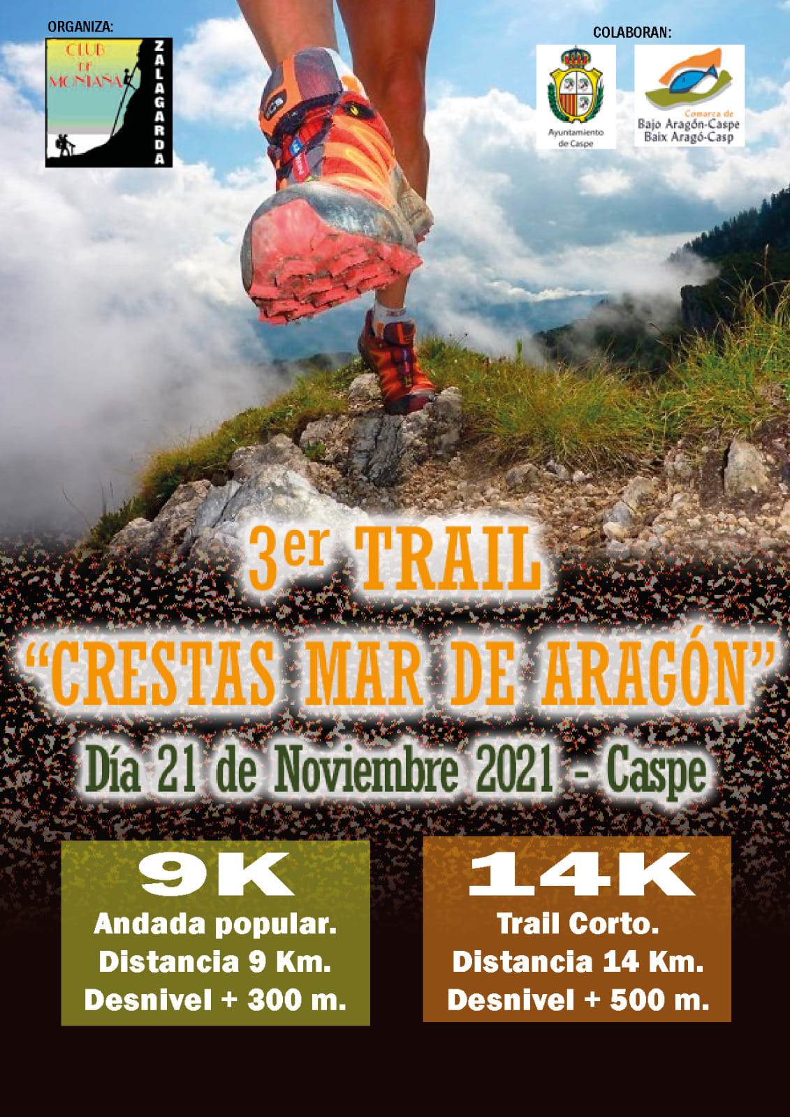 TRAIL CRESTAS MAR DE ARAGON 2021 - Inscríbete